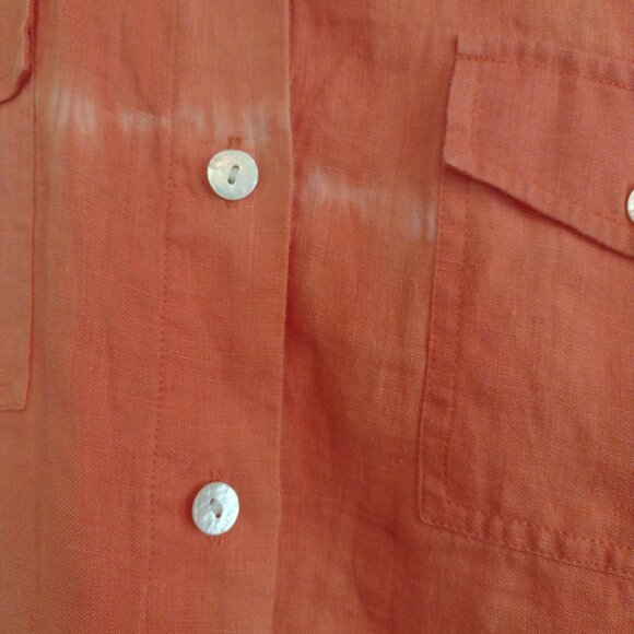 Chico's Orange blouse - Picture 4 of 4